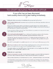 11 Steps To Recover From An Affair