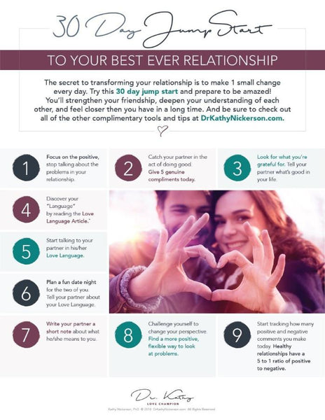 30 Day Jump Start To Your Best Ever Relationship